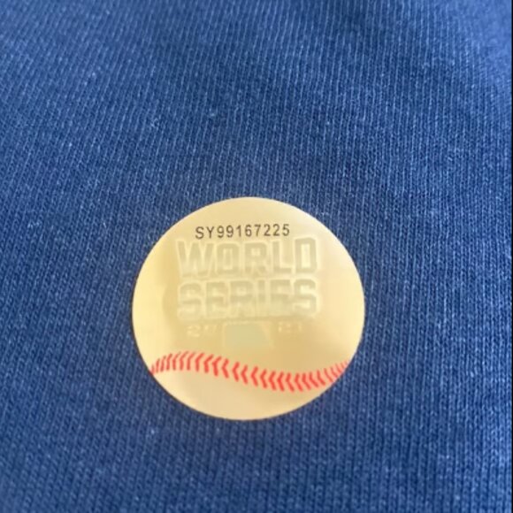 AMERICAN LEAGUE Men's T-Shirt; World Series 2021 Champions WE ARE YOUR ASTROS - Picture 4 of 6